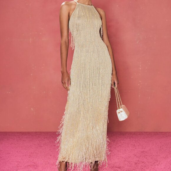 Cult Gaia Zion Knit Gown - Picture 1 of 6